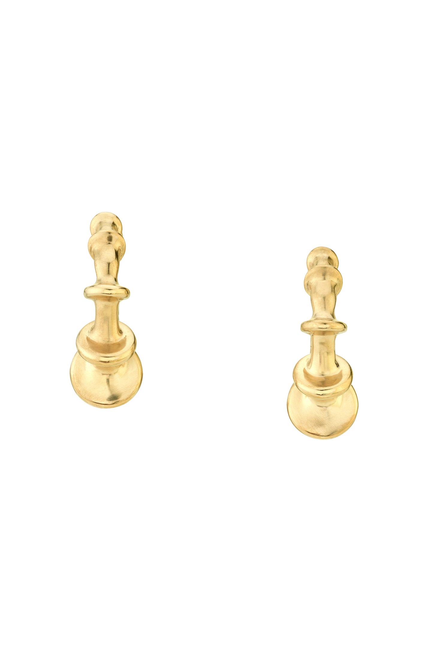 VRAM-Chrona Mini Hoop Earrings-YELLOW GOLD
