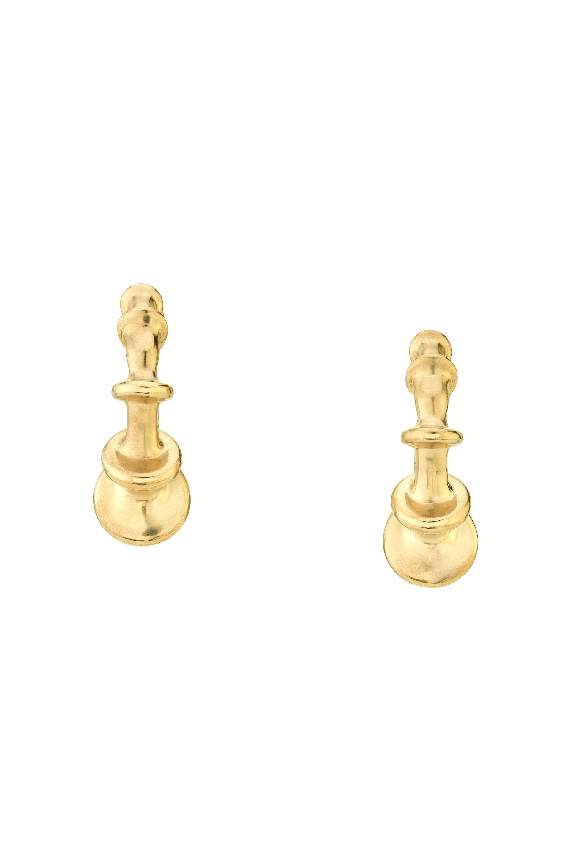 VRAM-Chrona Mini Hoop Earrings-YELLOW GOLD