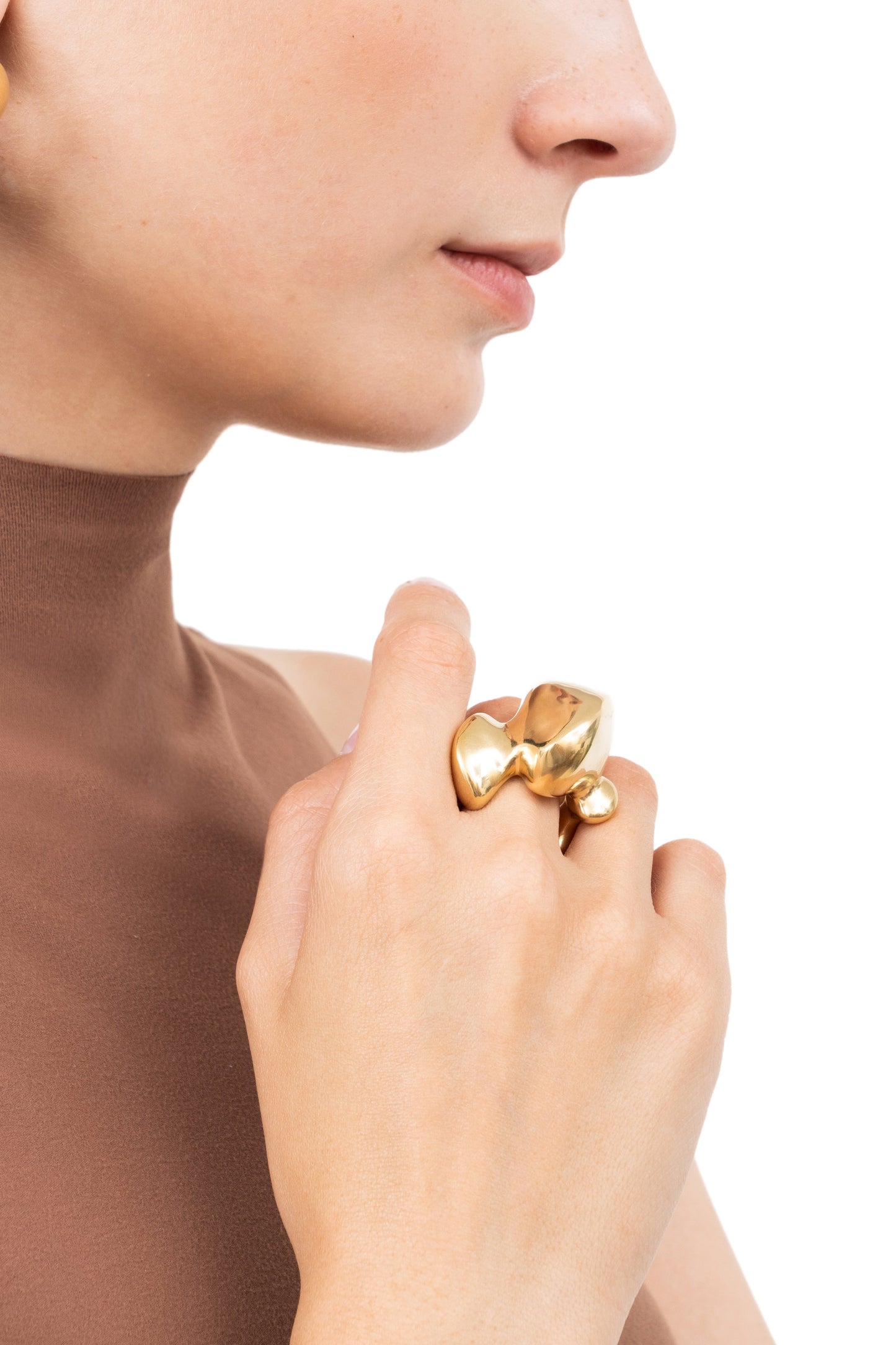 VRAM-Caryn Super Band Ring-YELLOW GOLD