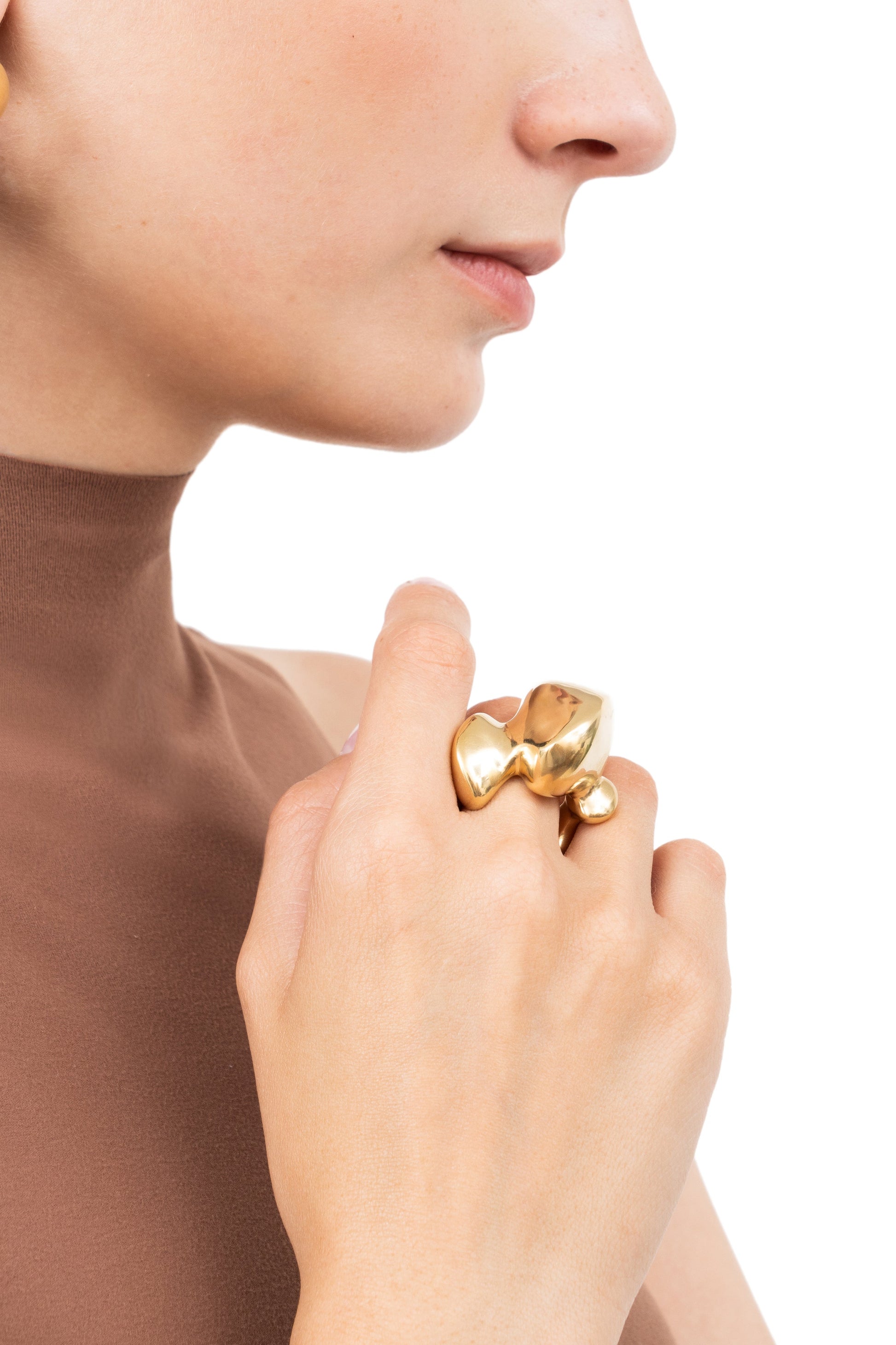 VRAM-Caryn Super Band Ring-YELLOW GOLD