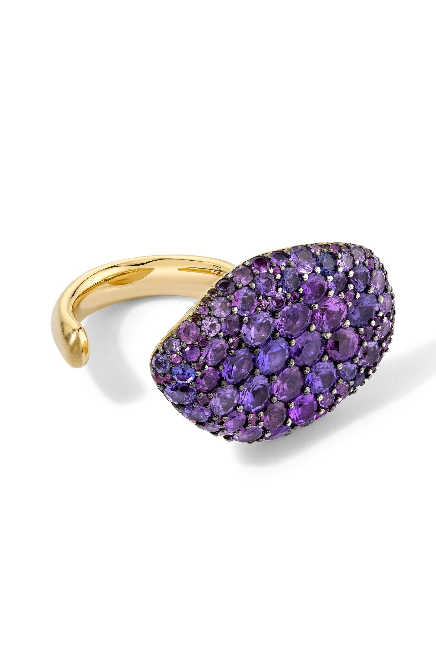 VRAM-Colony I Purple Sapphire Ring-YELLOW GOLD