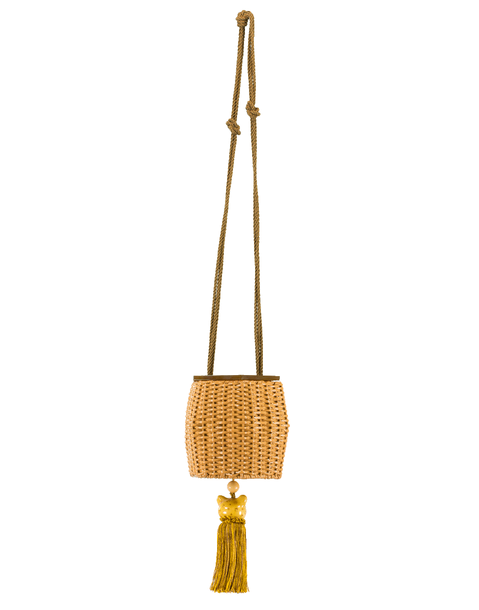 WAI WAI-Fauna Tiger-Charm Handbag-AMBER