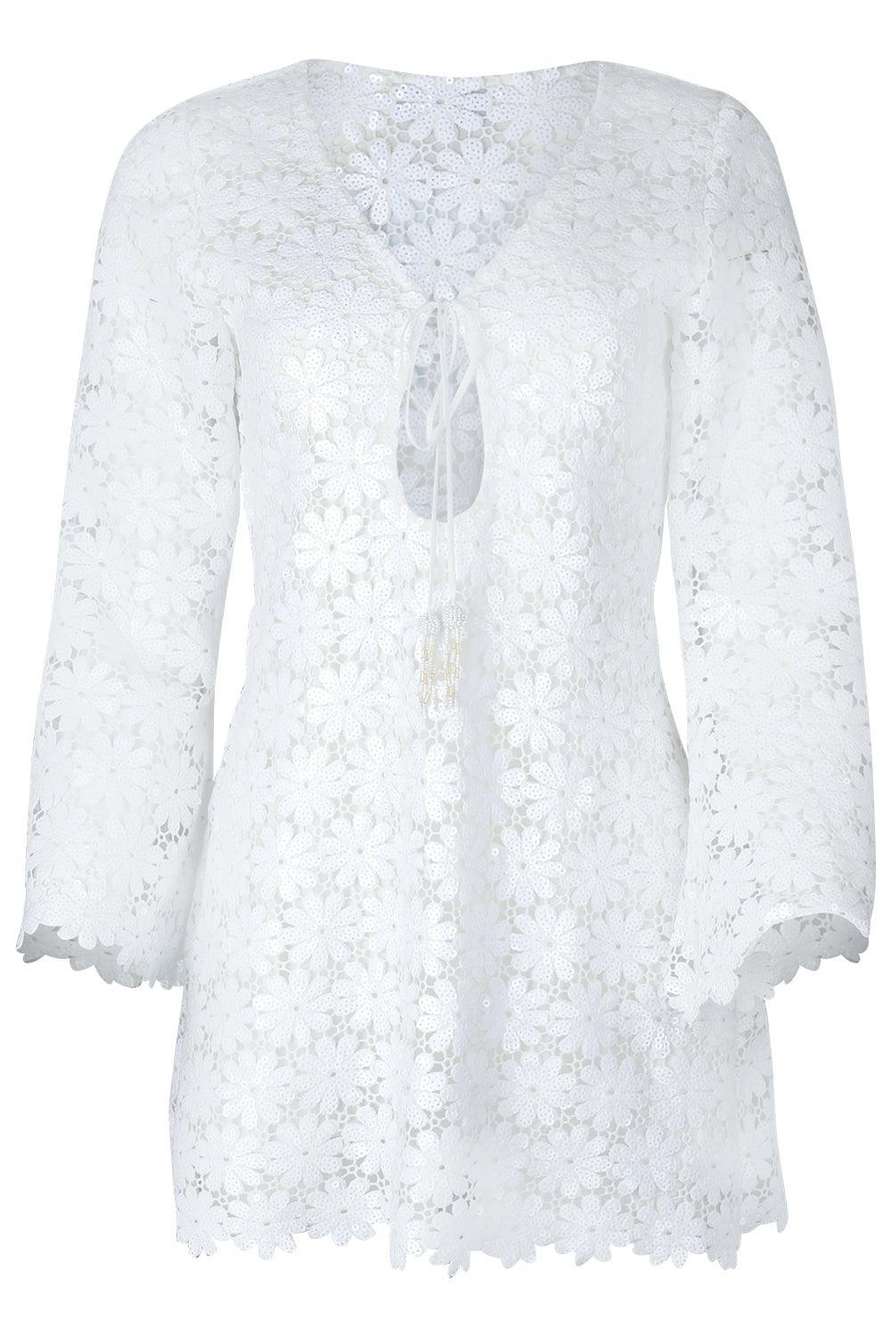 Seraphine Mini Dress-WHITE-XS-CLOTHINGDRESSCASUAL-WAIMARI