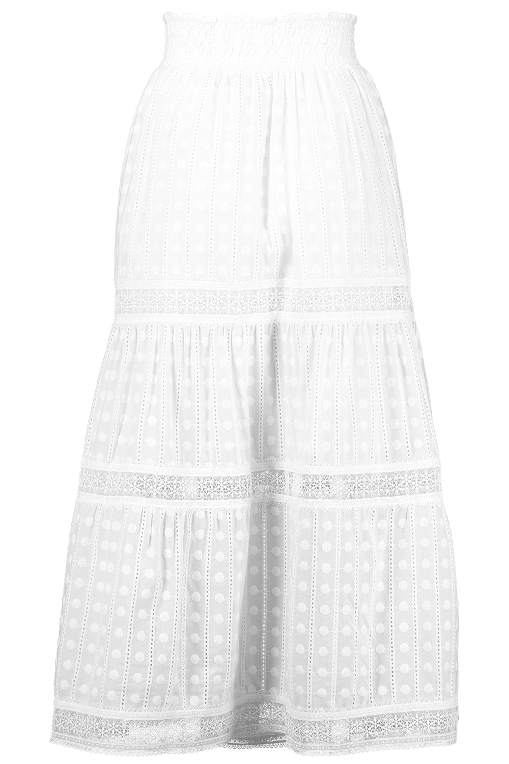 Angela Maxi Skirt-WHITE-XS-CLOTHINGSKIRTMAXI-WAIMARI