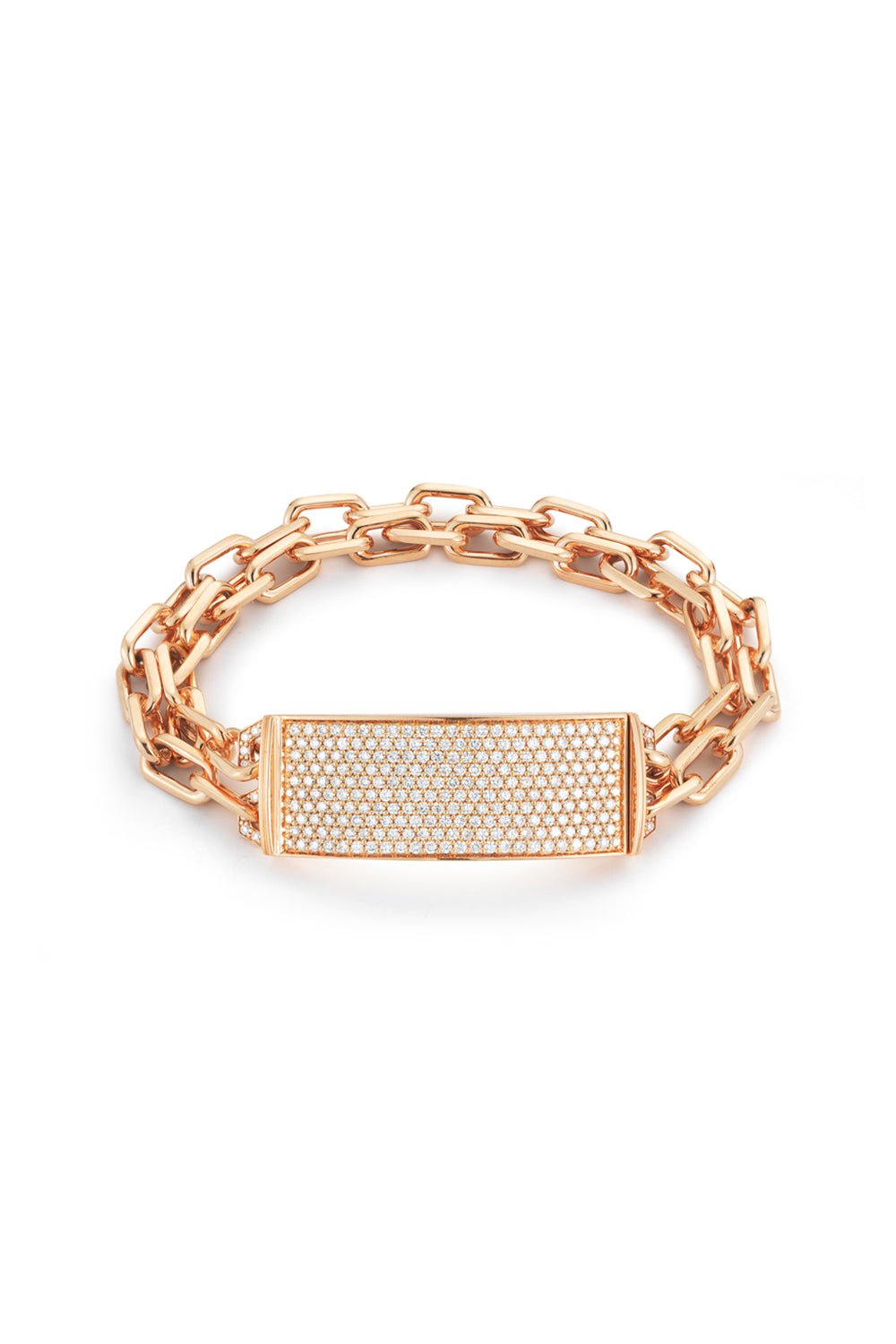 WALTERS FAITH-Carrington Diamond Bar Bracelet-ROSE GOLD