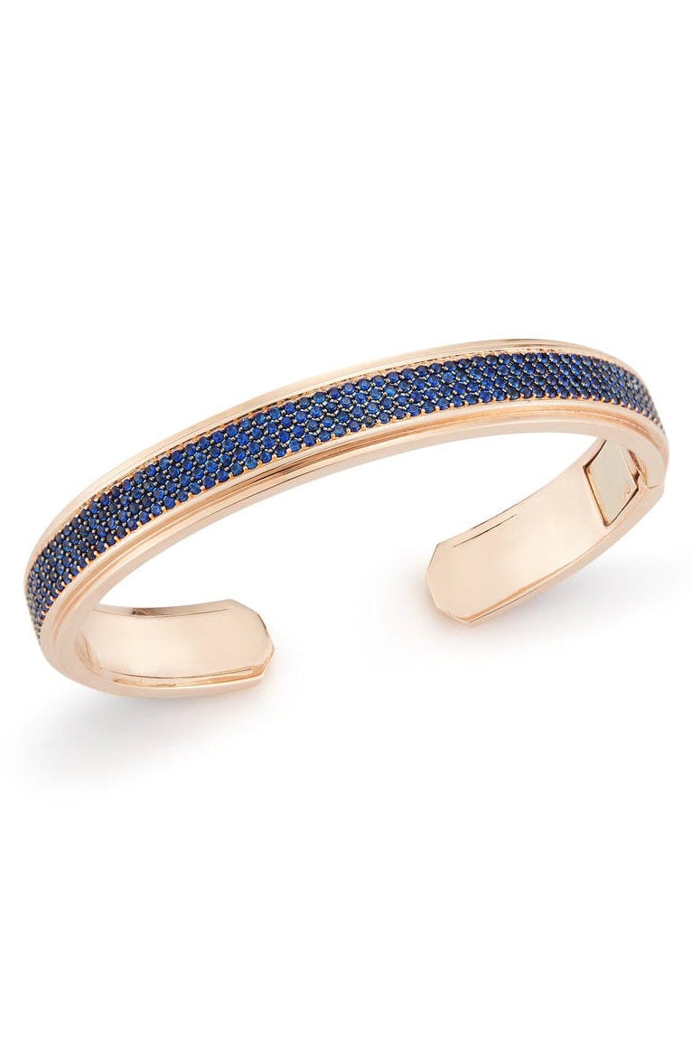 WALTERS FAITH-Carrington Blue Sapphire Cuff-ROSE GOLD