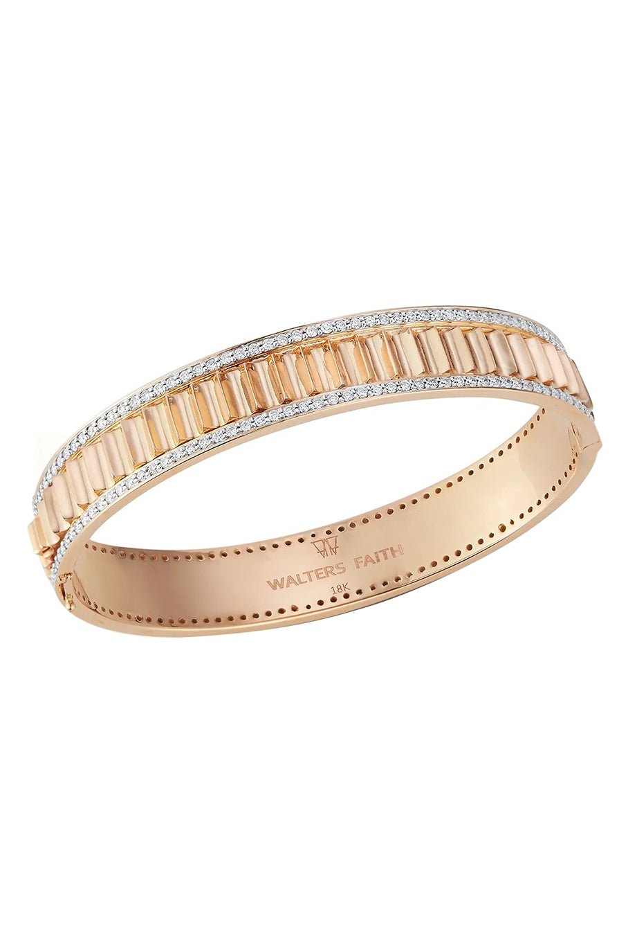 WALTERS FAITH-Clive Fluted Cuff-ROSE GOLD