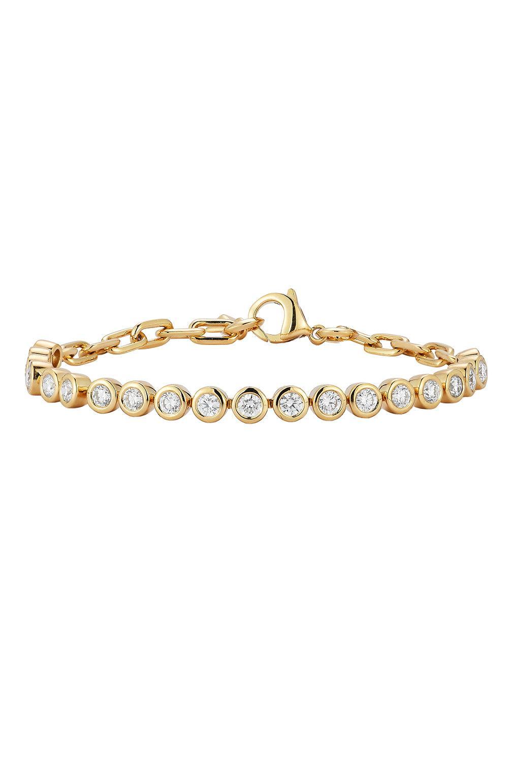 Diamond WF Classic Tennis Bracelet-YELLOW GOLD-7-JEWELRYFINE JEWELBRACELET O-WALTERS FAITH