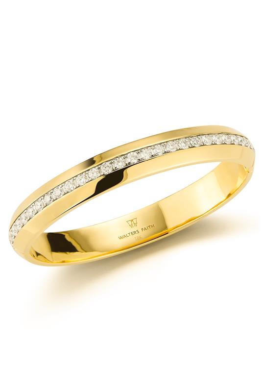 WALTERS FAITH-Grant Diamond Angled Bracelet-YELLOW GOLD