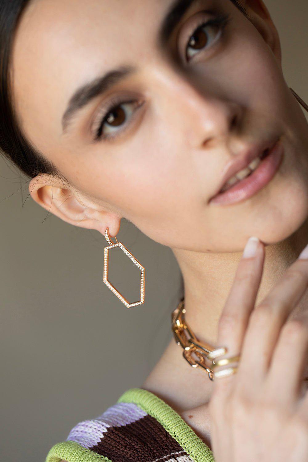 WALTERS FAITH-Keynes Earrings-ROSE GOLD