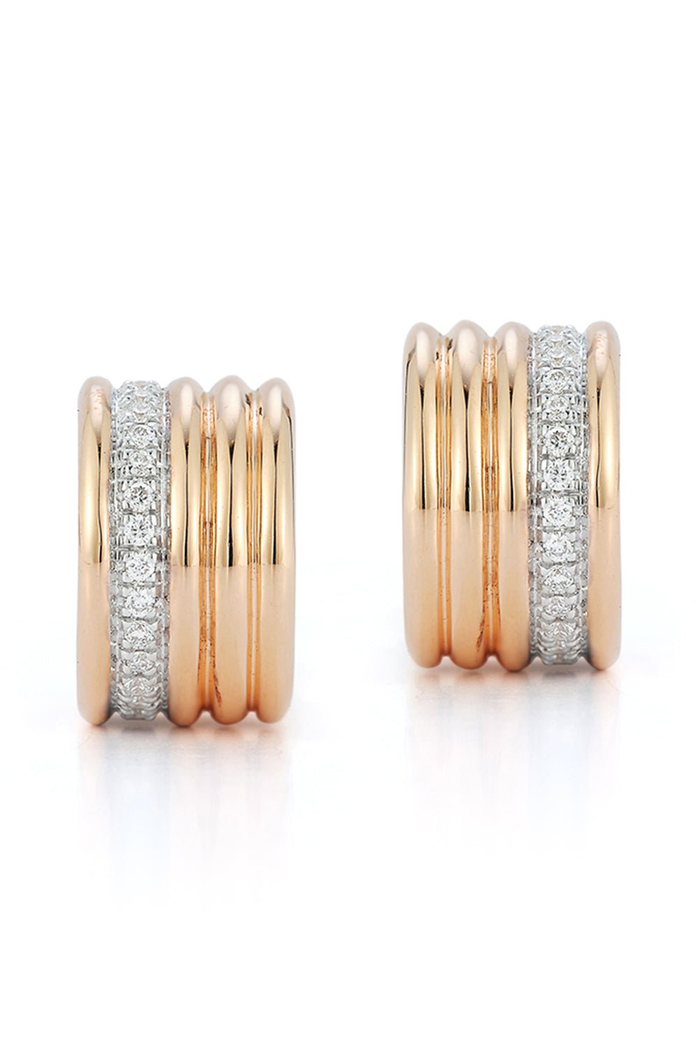 WALTERS FAITH-Thoby 5 Row Earrings-ROSE GOLD