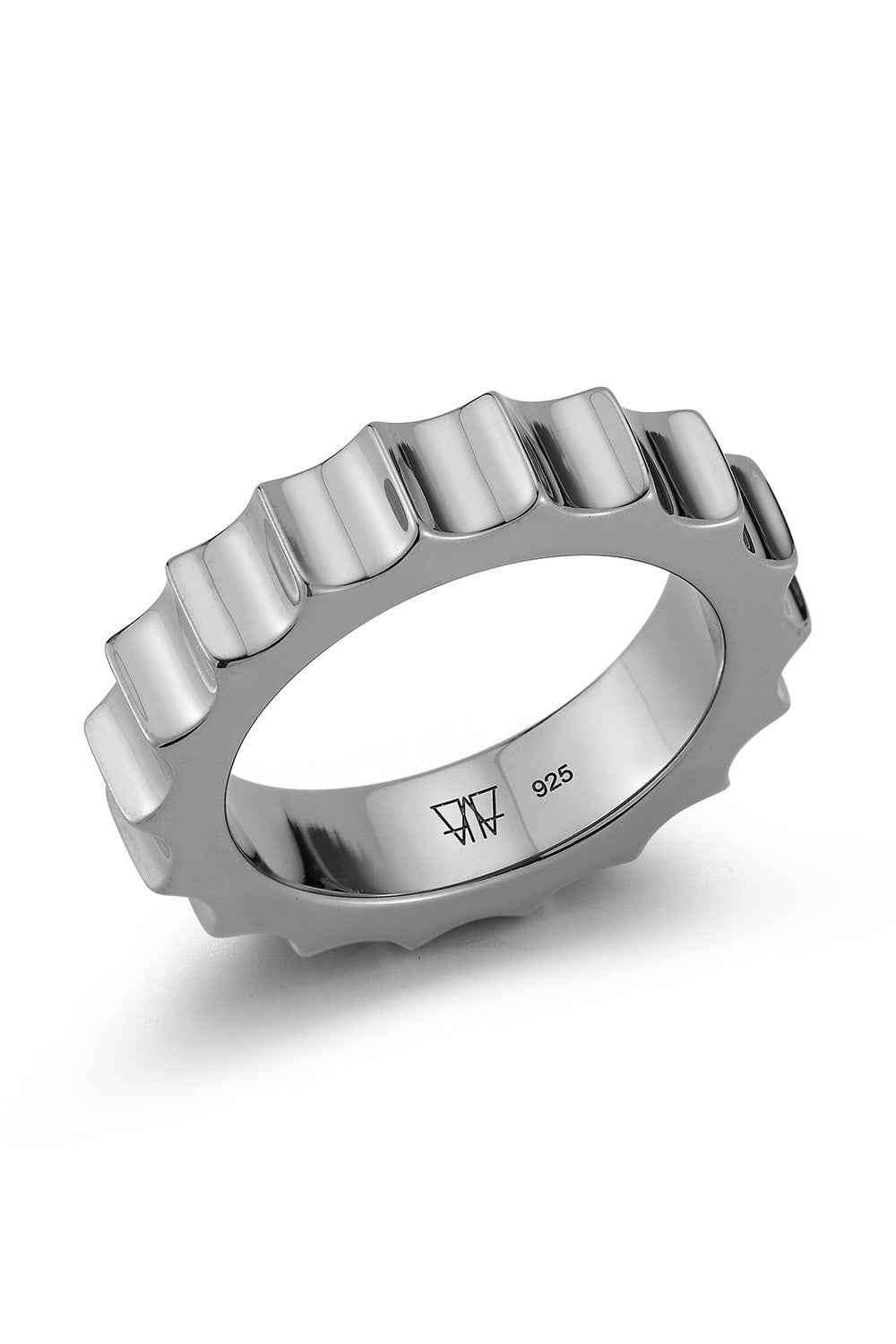 WALTERS FAITH-CII Jumbo Fluted Band Ring-SILVER