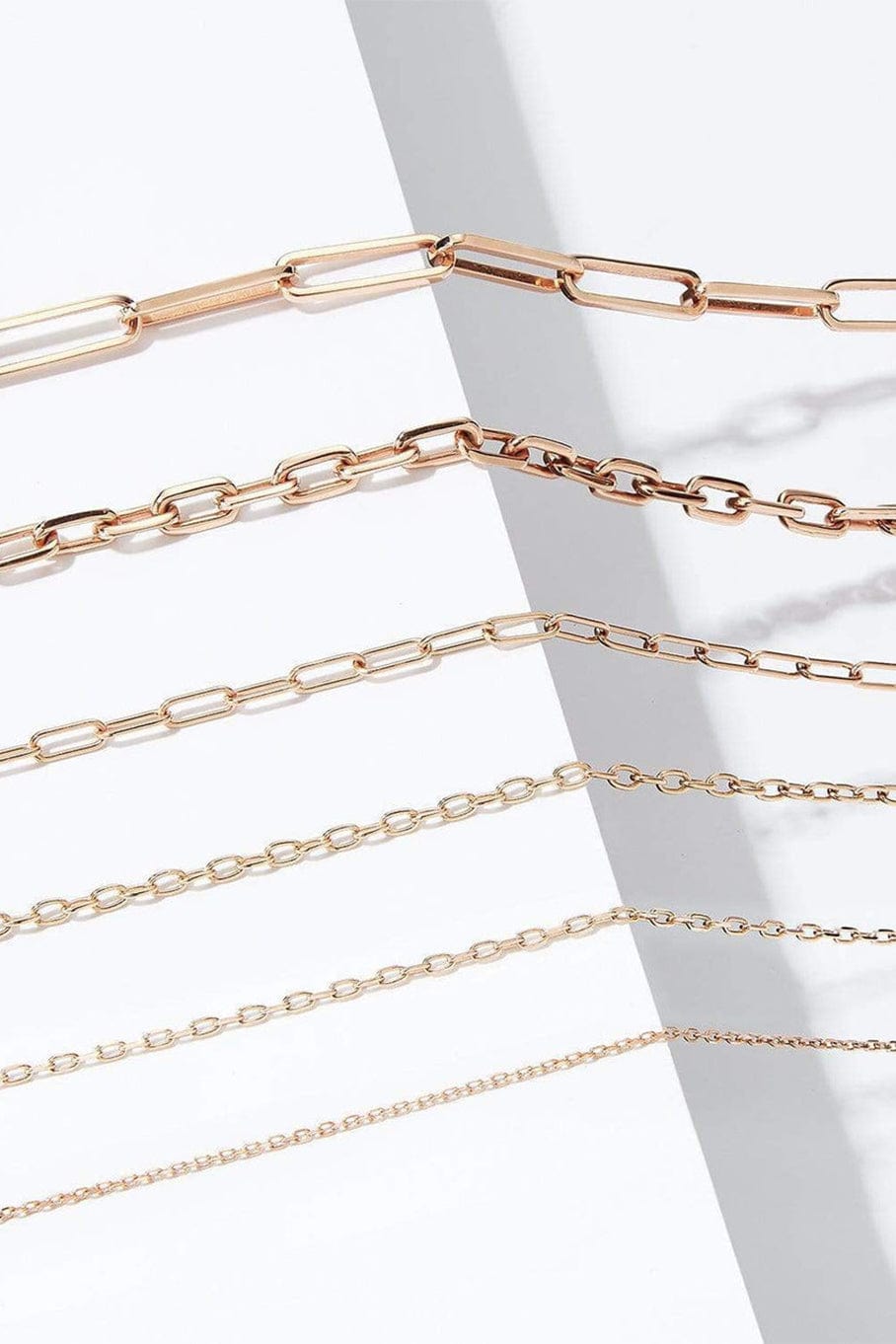WALTERS FAITH-2.10mm Rose Gold Chain Link Necklace - 32"-ROSE GOLD