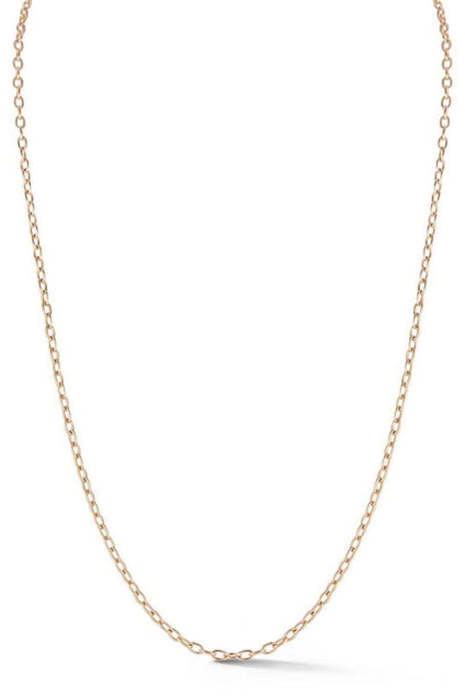 WALTERS FAITH-2.10mm Rose Gold Chain Link Necklace - 32"-ROSE GOLD