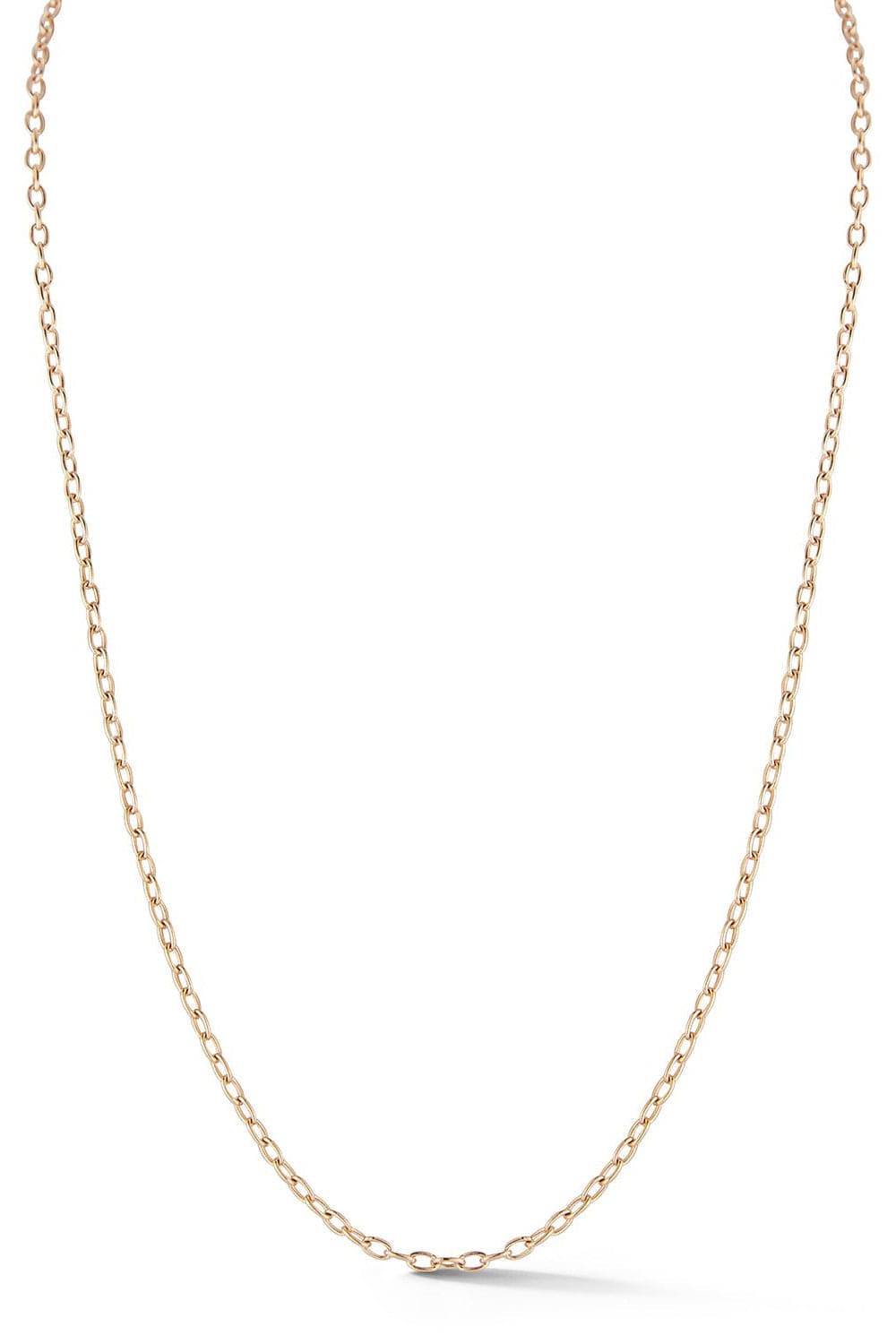 WALTERS FAITH-2.10mm Rose Gold Link Necklace - 36"-ROSE GOLD