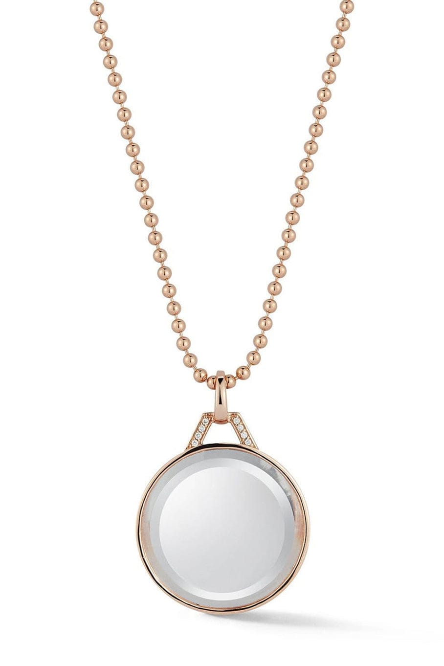 WALTERS FAITH-Dora Ball Chain Necklace - 24"-ROSE GOLD