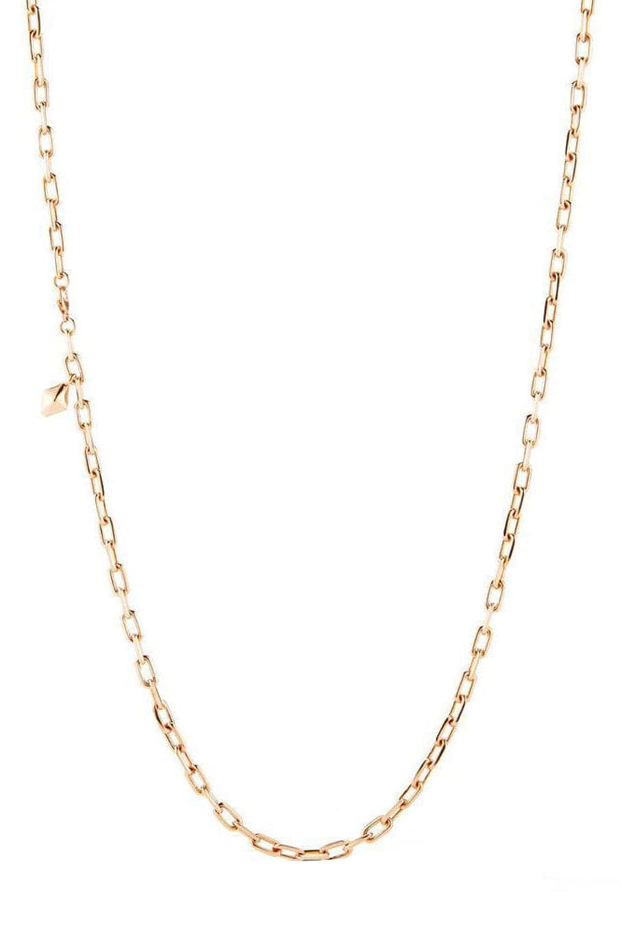 WALTERS FAITH-Saxon Charm Chain Necklace - 18"-ROSE GOLD