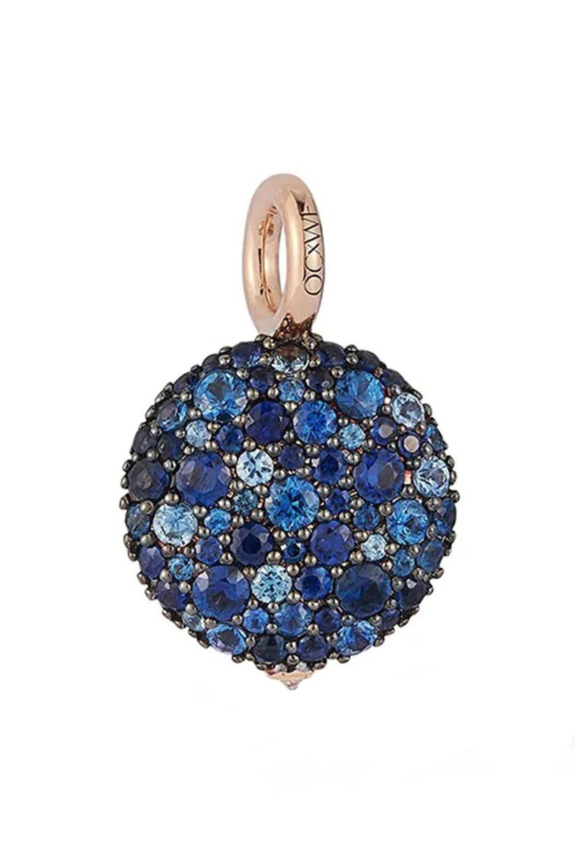 WALTERS FAITH-OC X WF Blue Sapphire Pebble Locket-ROSE GOLD
