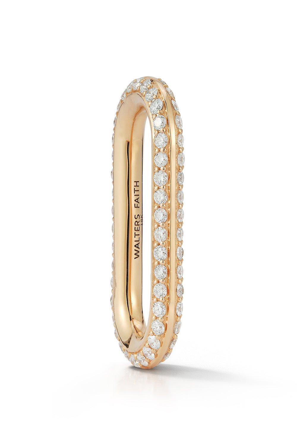 WALTERS FAITH-Saxon Diamond Jumbo Link Pendant-ROSE GOLD