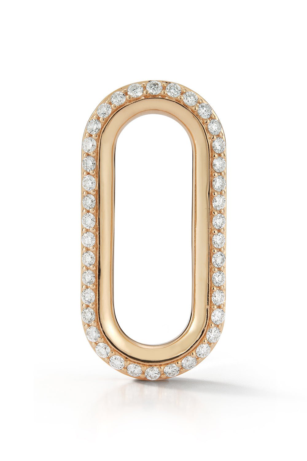 WALTERS FAITH-Saxon Diamond Jumbo Link Pendant-ROSE GOLD