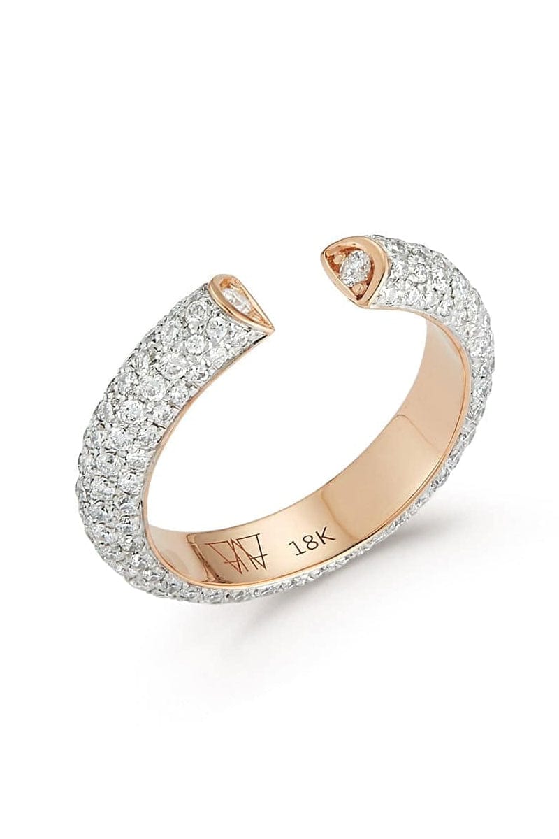 WALTERS FAITH-All Diamond Tubular Ring-