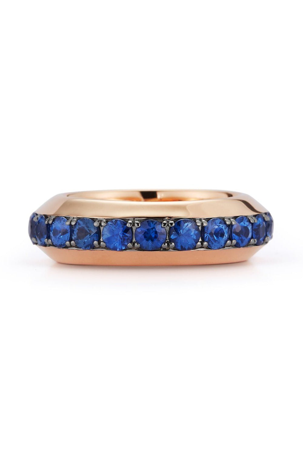 WALTERS FAITH-Grant Sapphire Angled Ring-ROSE GOLD