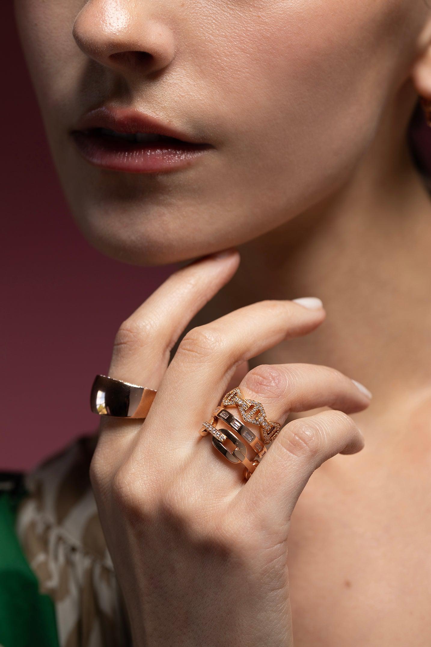 WALTERS FAITH-Ottoline Diamond Ring-ROSE GOLD