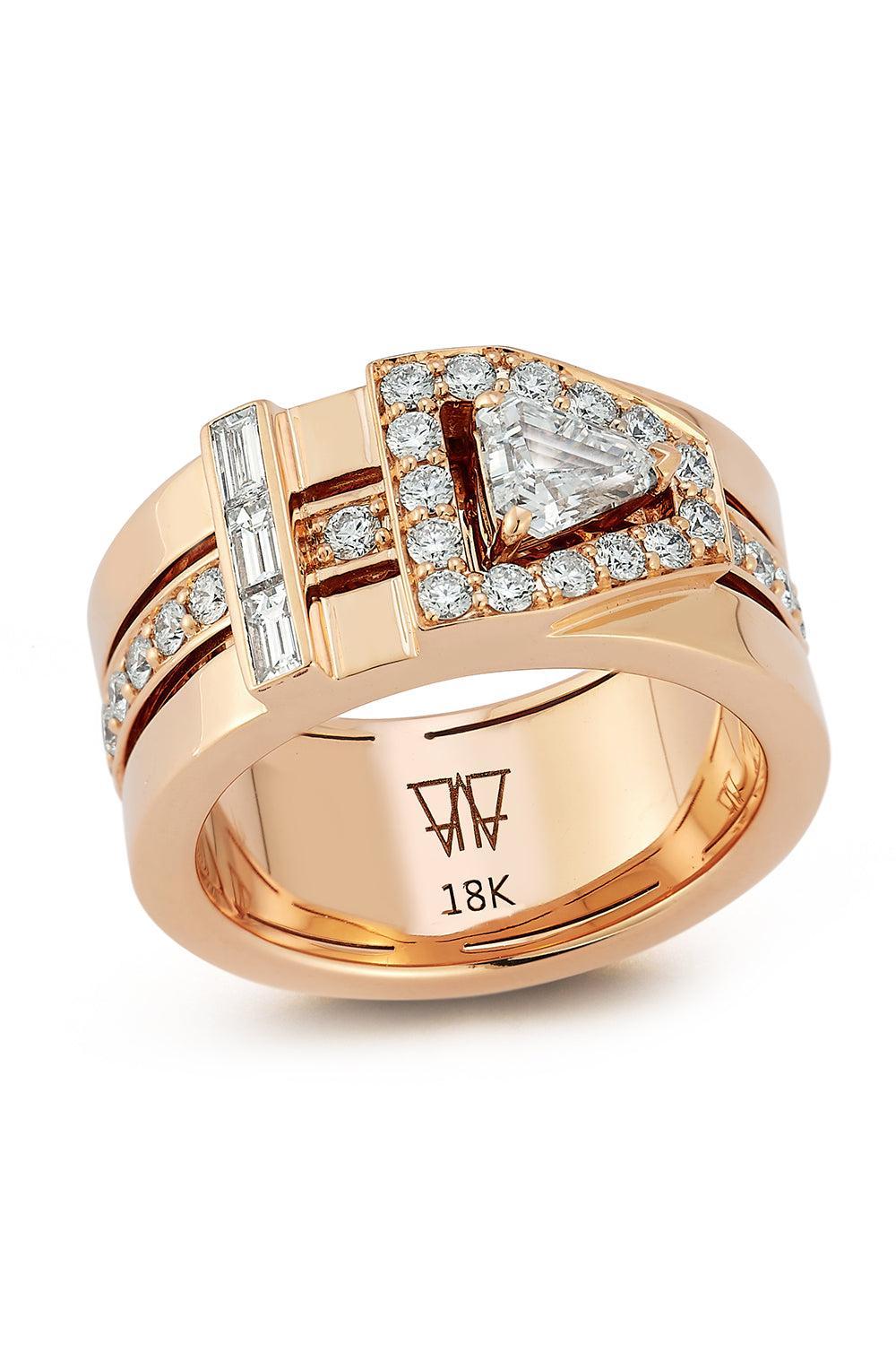 Diamond Keynes Buckle Ring-ROSE GOLD-7-JEWELRYFINE JEWELRING-WALTERS FAITH