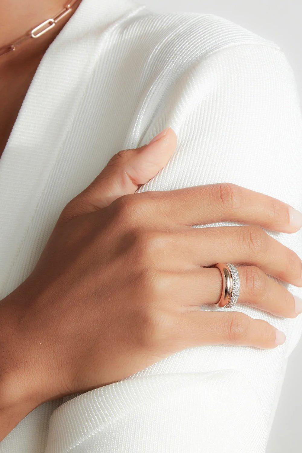 WALTERS FAITH-Tubular Thoby Ring-YELLOW GOLD