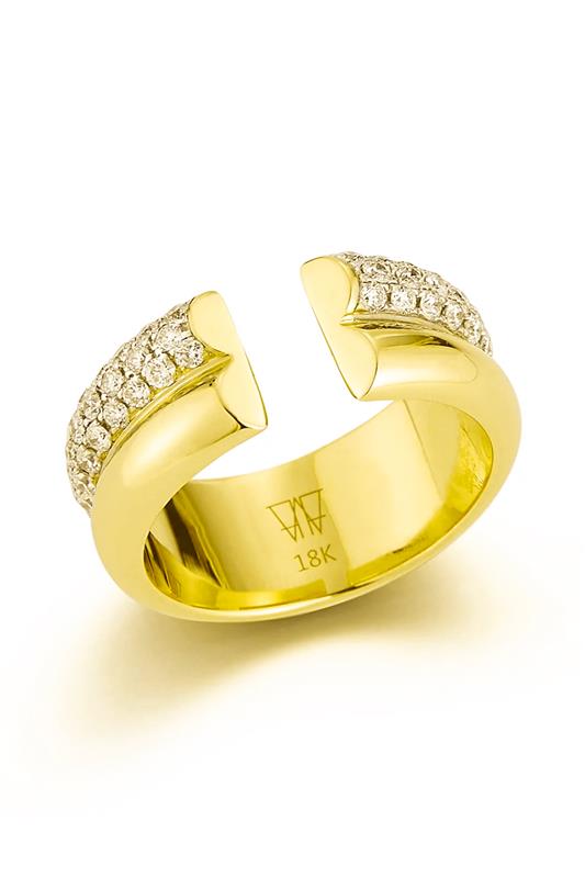 WALTERS FAITH-Tubular Thoby Ring-YELLOW GOLD