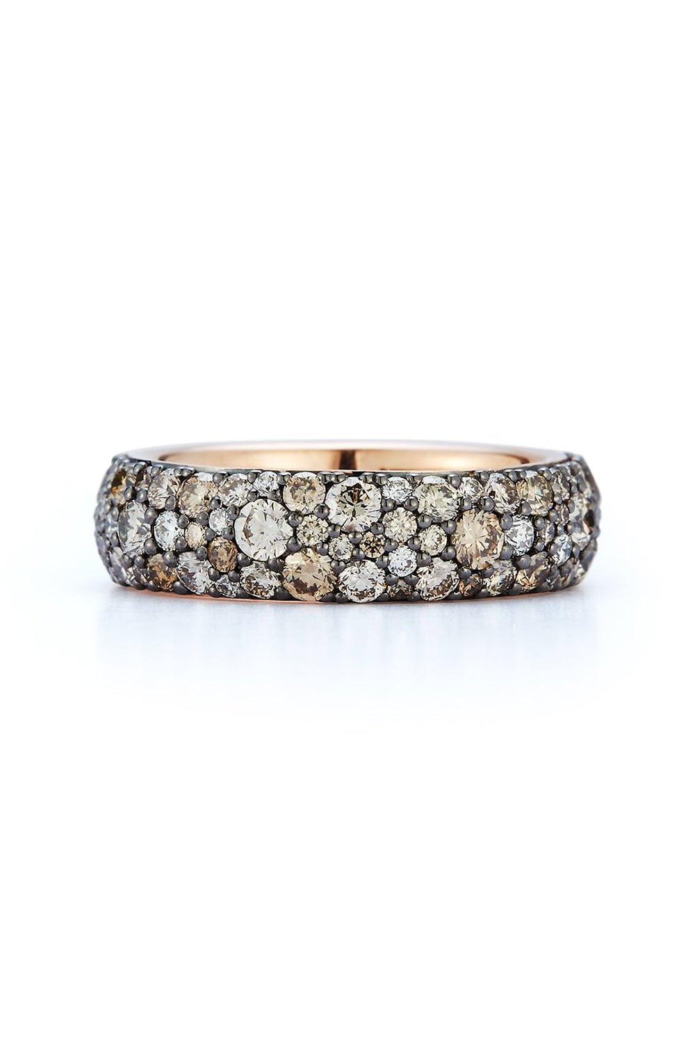 WALTERS FAITH-OC x WF Champagne Diamond Band Ring-YELLOW GOLD