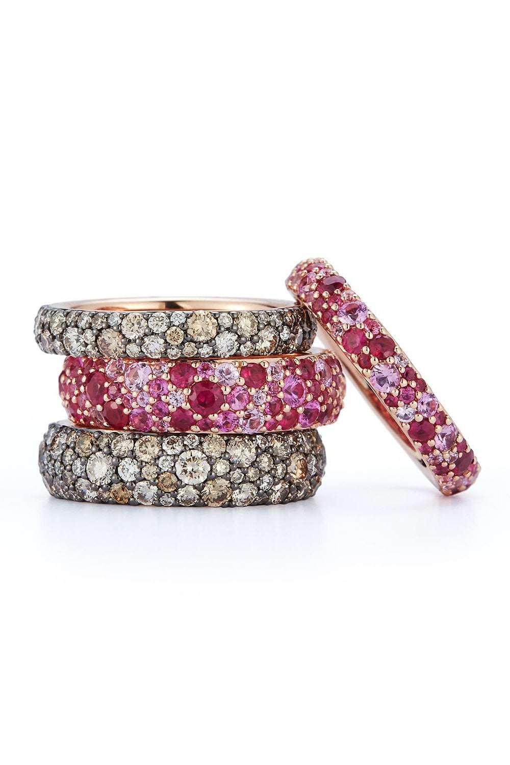 WALTERS FAITH-OC x WF Champagne Diamond Band Ring-YELLOW GOLD