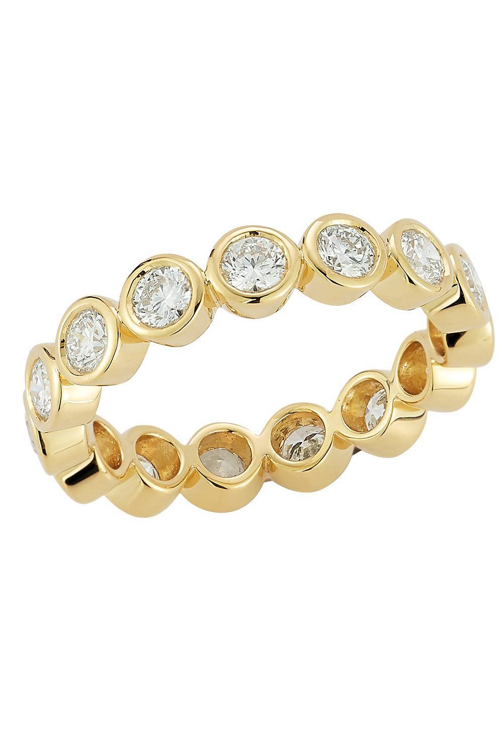 Diamond Classic Bezel Ring-YELLOW GOLD-7-JEWELRYFINE JEWELRING-WALTERS FAITH
