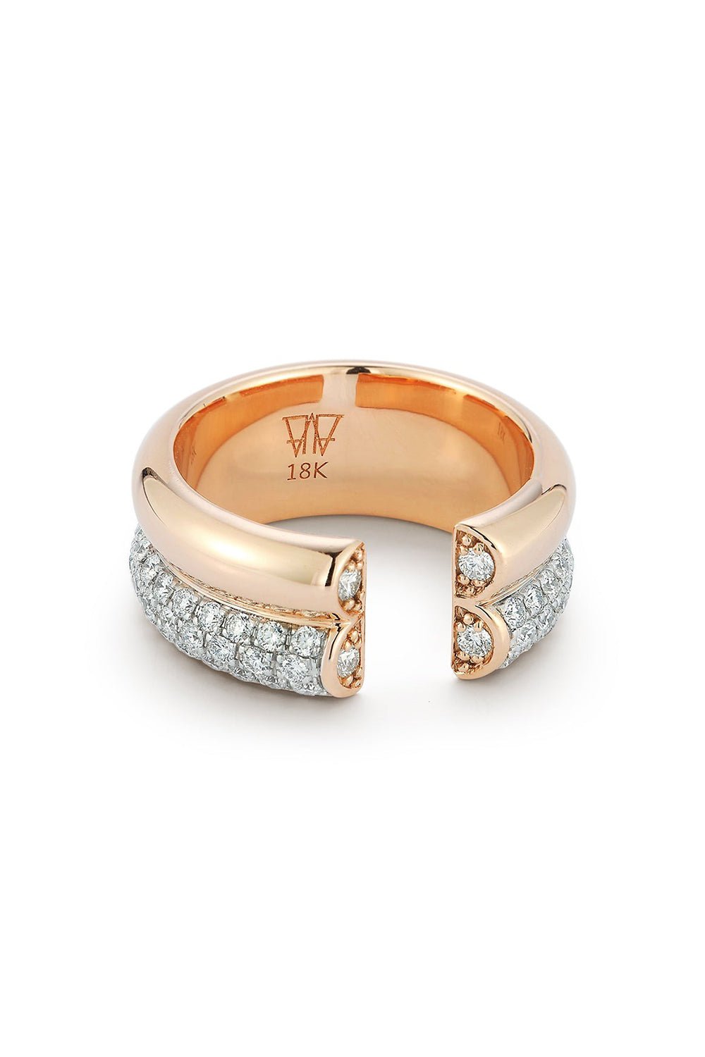 WALTERS FAITH-Thoby 2 Row Tubular Ring-YELLOW GOLD