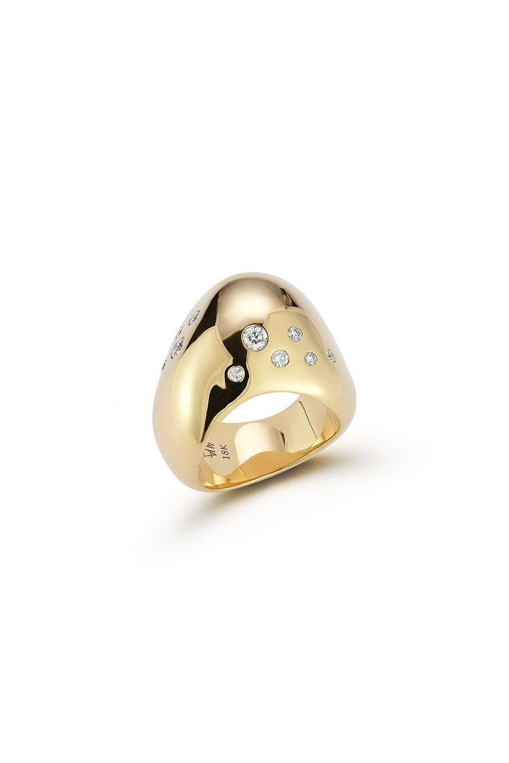 Julian Wide Wave Diamond Ring-YELLOW GOLD-8-JEWELRYFINE JEWELRING-WALTERS FAITH