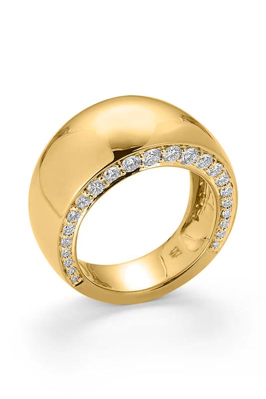 WALTERS FAITH-Lytton Diamond Edge Ring-YELLOW GOLD