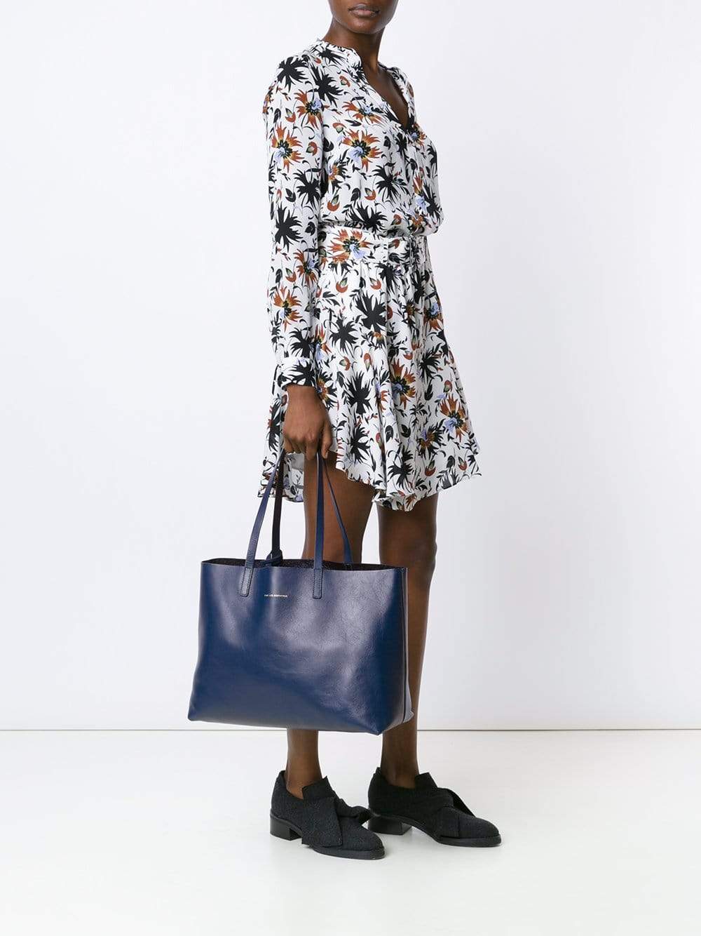 WANT Les Essentiels-Strauss Horizontal Tote-BLUE