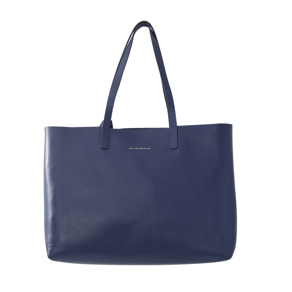 WANT Les Essentiels-Strauss Horizontal Tote-BLUE