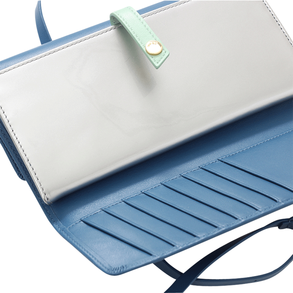 WANT Les Essentiels-Bradshaw Continental Wallet-BLUE