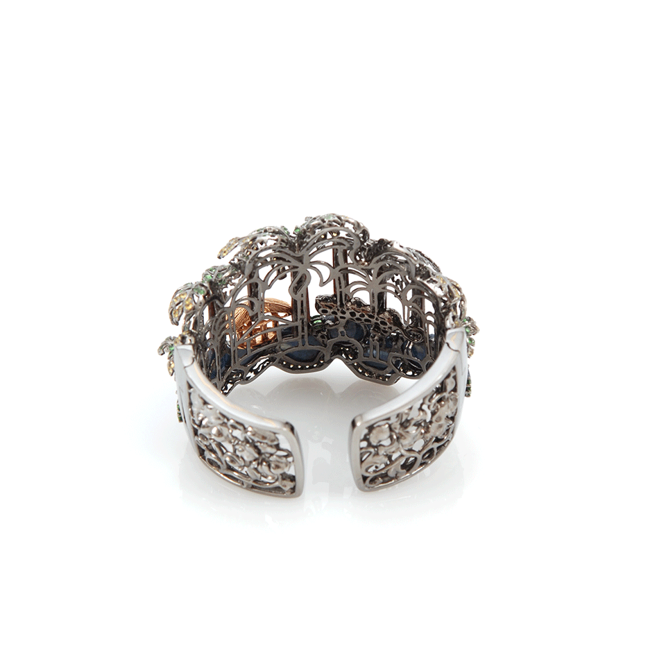 WENDY YUE-Jungle Cuff Bracelet-BLACK GOLD