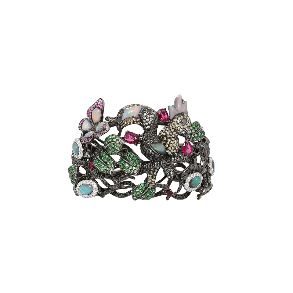 WENDY YUE-Toucan Cuff-BLACK GOLD