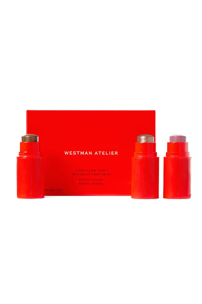 【ほぼ未使用】Westman atelier スティックセット Baby Cheeks Blush Stick Petite Trio | Makeup Gift Set by Westman