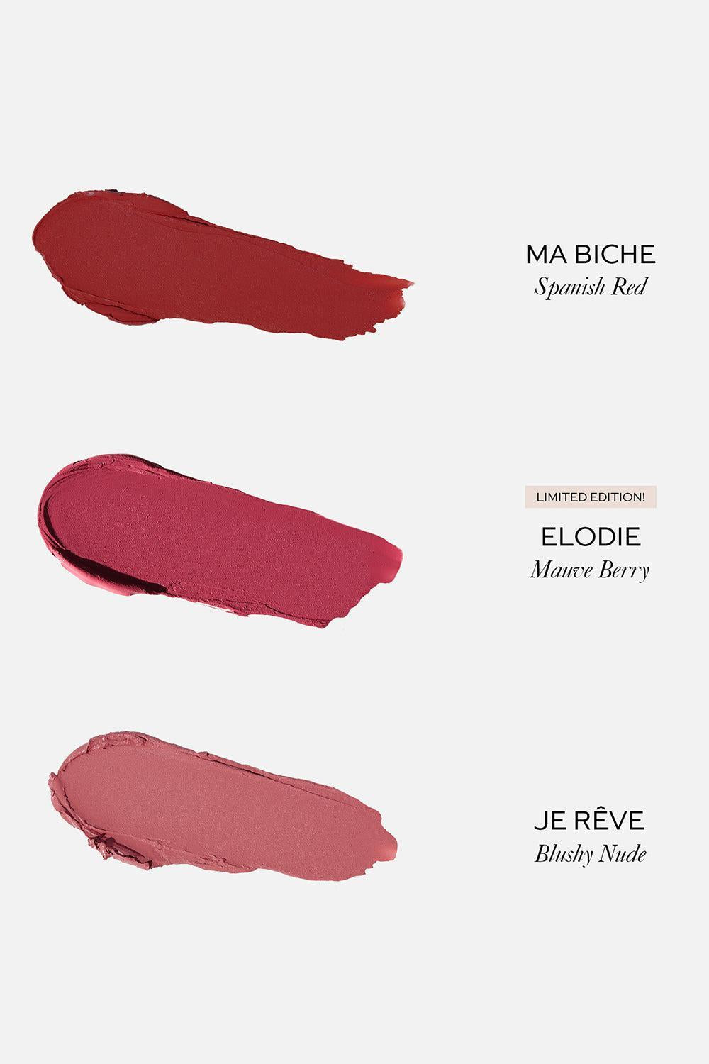 Petite Lip Suede Matte Lipstick Trio-SR/MB/BN-BEAUTYCOLOR-WESTMAN ATELIER