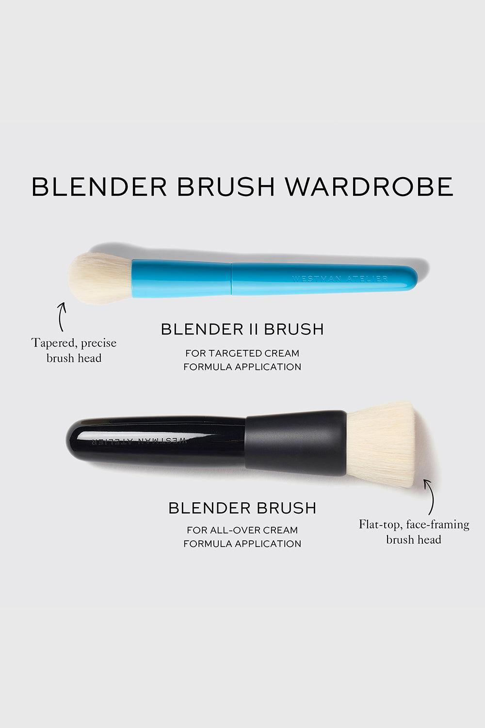 Blender II Brush - Turquoise-BLUE-BEAUTYTOOLS-WESTMAN ATELIER