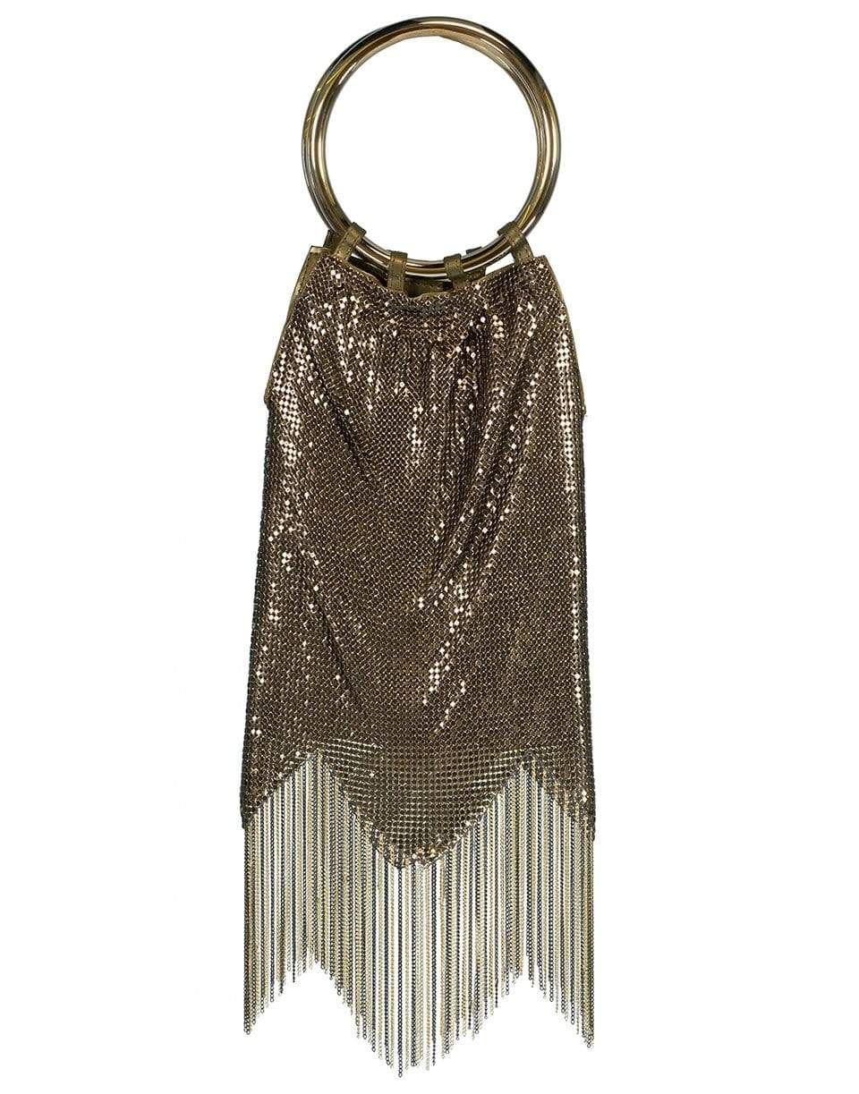 WHITING & DAVIS-Antique Gold Rio Bracelet Bag-ANTIQUE GOLD