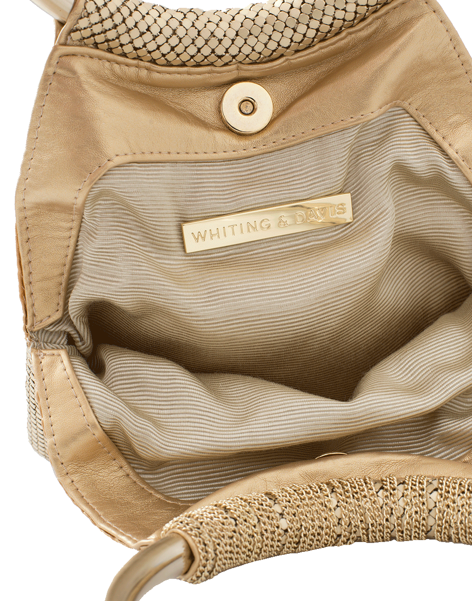 WHITING & DAVIS-Gold Rush Handbag-MATTEGLD