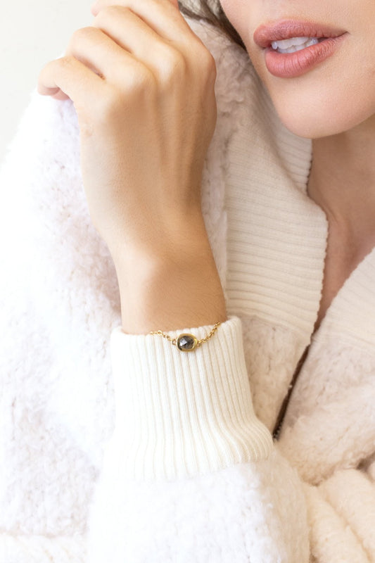 WITH LOVE-The Thinny Bracelet-YELLOW GOLD