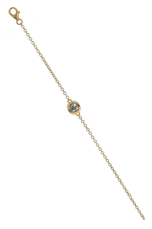 WITH LOVE-The Thinny Bracelet-YELLOW GOLD