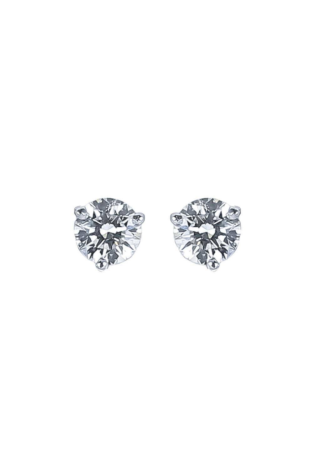 With Love diamond solitaire stud earrings - 1.4ct
