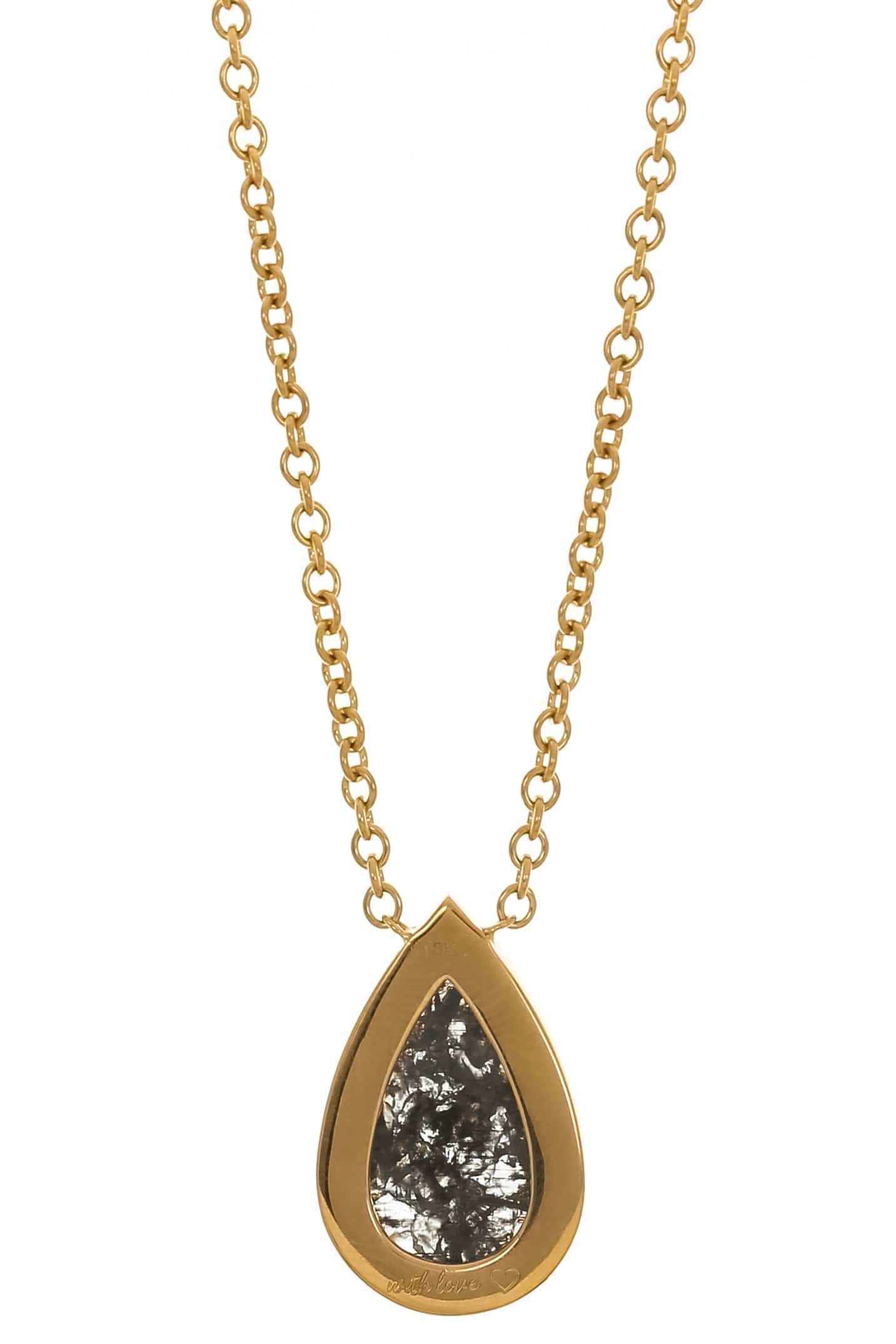 WITH LOVE-The Bezel Pendant-YELLOW GOLD